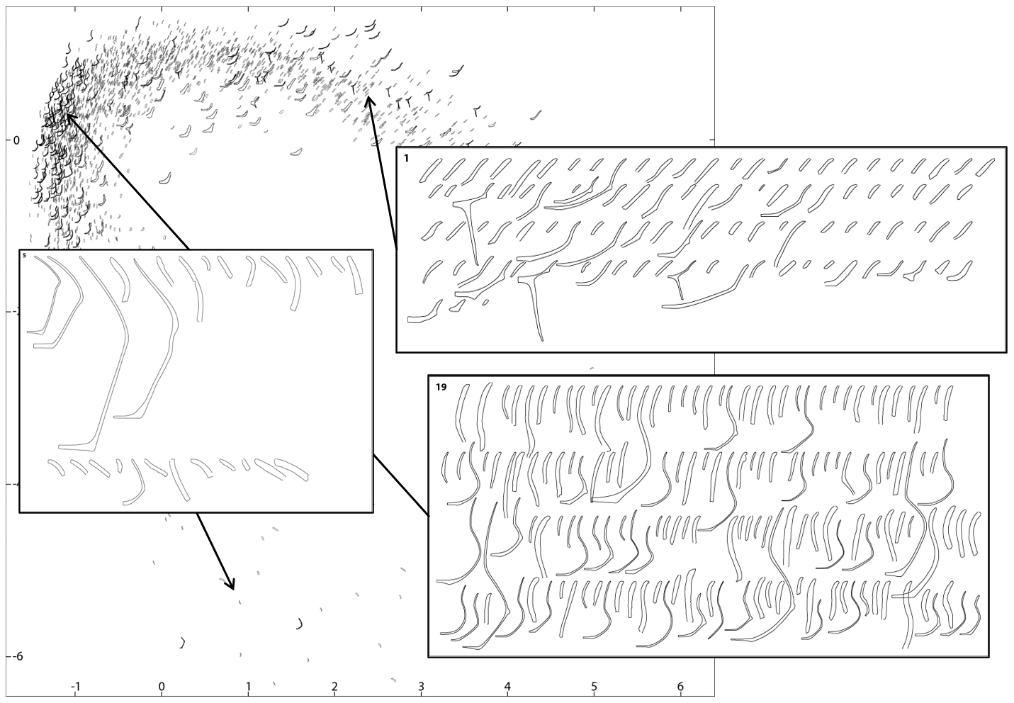 PCA morphology